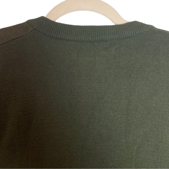 CPT By Cockpit USAA Mens Cotton Wool Blend Sweater Size XL Green Textured Casual - Picture 4 of 10